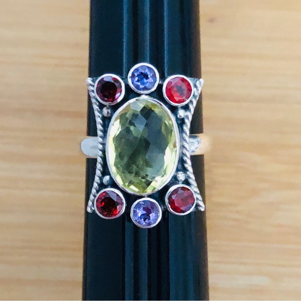 $122 Limited Edition Nicky Butler Estate Ring Size 10 #70/600 NB 925 INDIA - Picture 2 of 9
